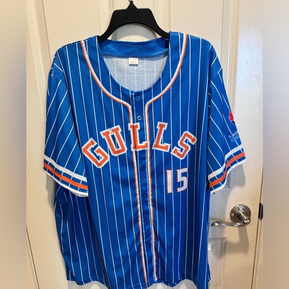 Blue Striped Men's Jersey - Picture 1 of 3
